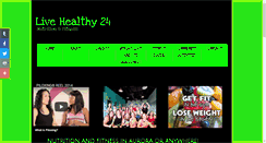 Desktop Screenshot of livehealthy24.com